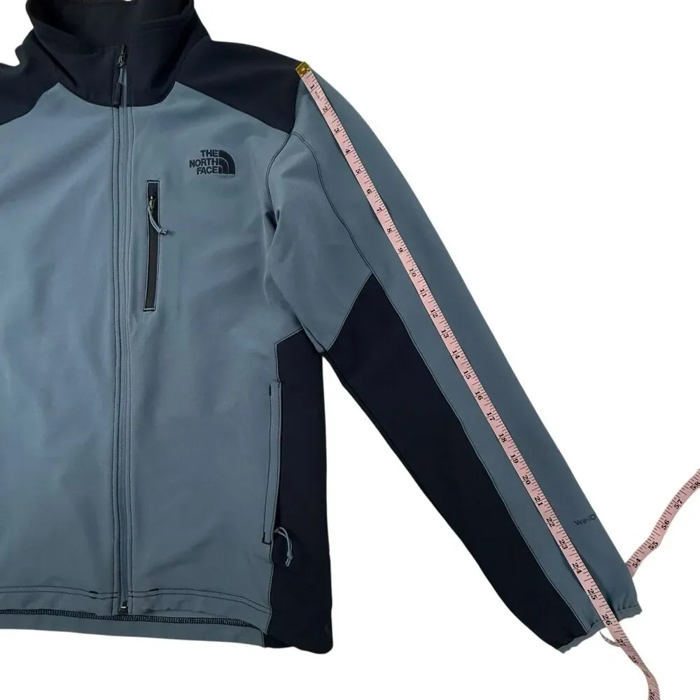 The North Face Apex Pneumatic Softshell Windwall Jacket Men Medium Blue